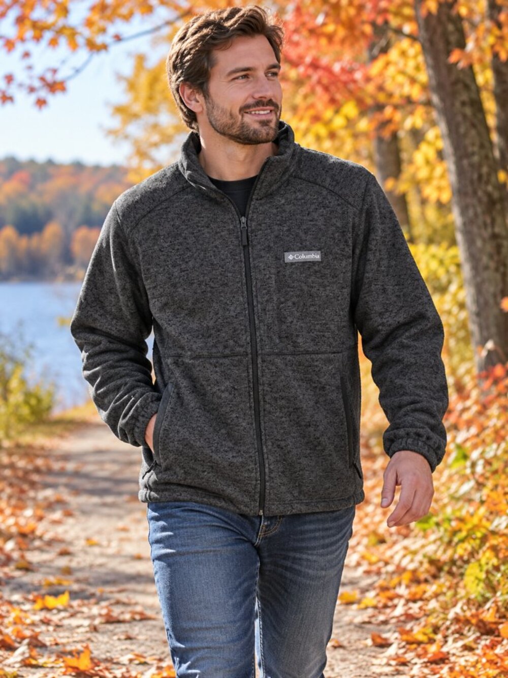 Mens Columbia Zip-Up Jacket - XL